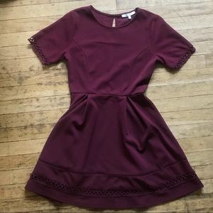 Francesca’s Maroon Red Dress
